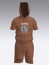 Load image into Gallery viewer, Black Matrix Men’s Pullover Hoodie Short Set (Clothing)