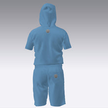 Load image into Gallery viewer, Black Matrix Men’s Pullover Hoodie Short Set (Clothing)