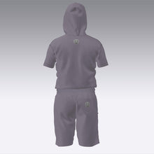 Load image into Gallery viewer, Black Matrix Men’s Pullover Hoodie Short Set (Clothing)