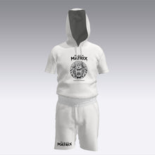 Load image into Gallery viewer, Black Matrix Men’s Pullover Hoodie Short Set (Clothing)