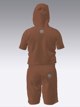 Load image into Gallery viewer, Black Matrix Men’s Pullover Hoodie Short Set (Clothing)