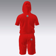 Load image into Gallery viewer, Black Matrix Men’s Pullover Hoodie Short Set (Clothing)