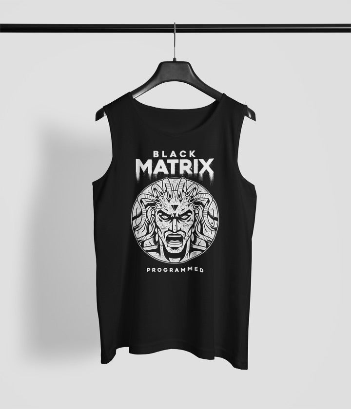 Black Matrix Tank Tops (Clothing)