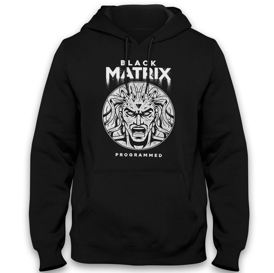 Black Matrix Unisex Hoodies (Clothing)